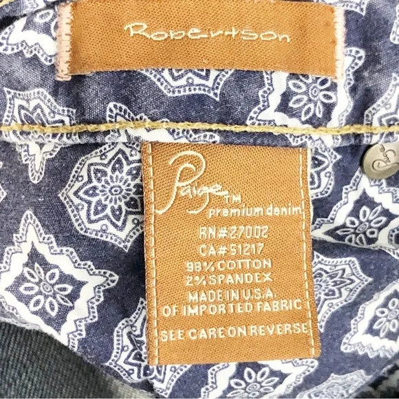 PAIGE Dark Blue Boot Cut Jeans - Picture 6 of 12